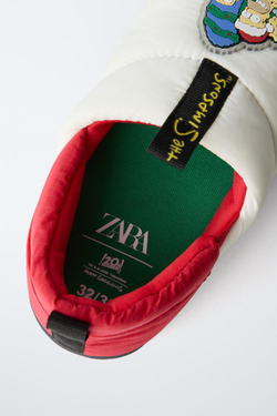 ZARA ДОМАШНИЕ ТАПОЧКИ THE SIMPSONS ™ MATT GROENING, РАЗНОЦВЕТНЫЙ