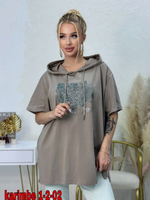 Футболка с капюшоном