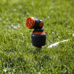 Дождеватель для полива GF GF80005670 круговой и секторный с турбиной для огорода 4 JET LIFT