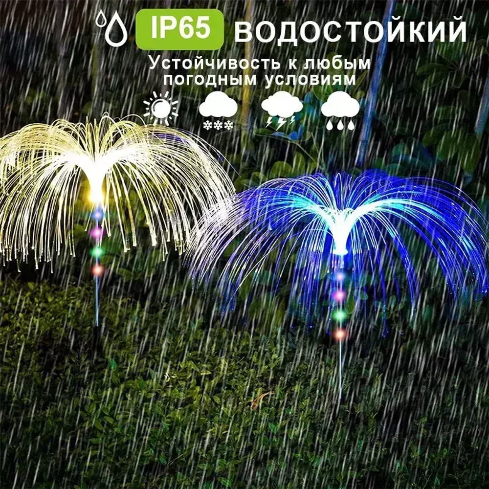 светильник на солнечной батарее уличный/гирлянда на солнечной батарее уличный 2 шт.