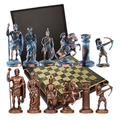 Manopoulos Шахматы подарочные Античные войны