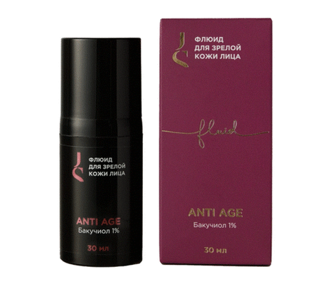 Флюид для зрелой кожи лица ANTI AGE, ТМ JURASSIC SPA