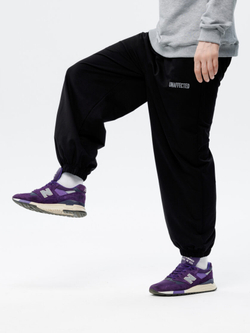 Джоггеры UNAFFECTED Оверсайз Хлопковые Черный