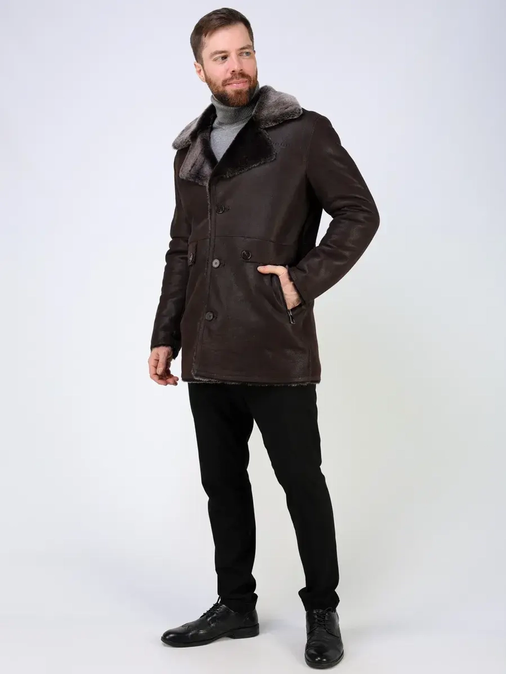 Дубленка зимняя натуральная