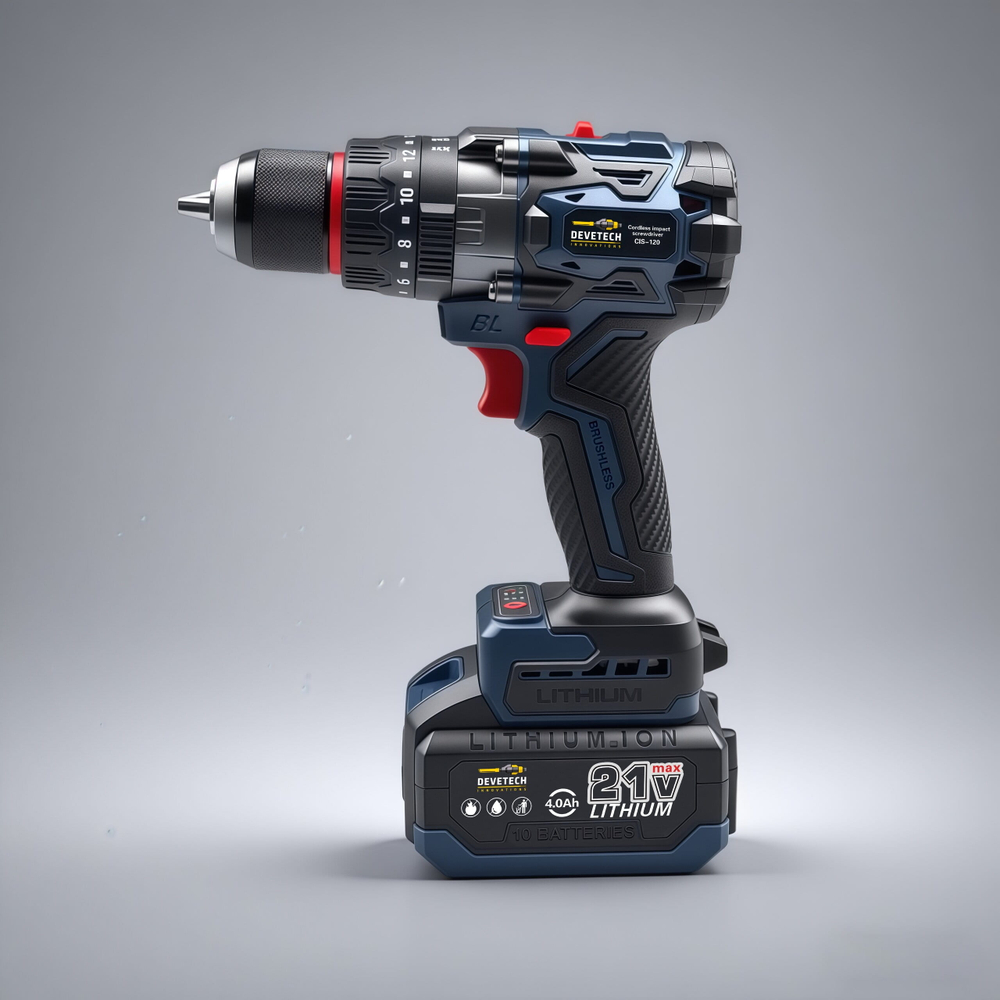 Аккумуляторная Дрель-шуруповерт DEVETECH CIS-120