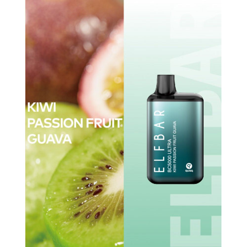 Elf Bar - Kiwi Passion Fruit  Guava (BCU5000)