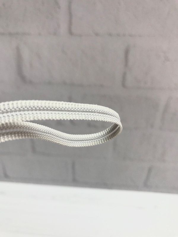 Резинка с просечкой 6 мм, белый