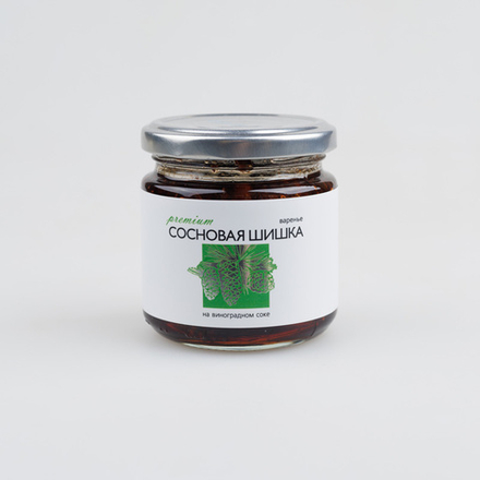 Варенье из зелёных сосновых шишек без сахара