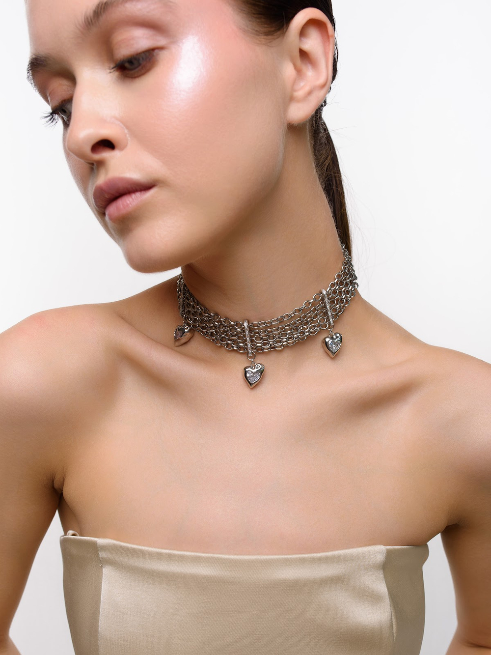 Колье "Ice Heart" Silver
