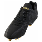 Asics Goldstage Low Top Upper Height Baseball Shoes Men"s Black