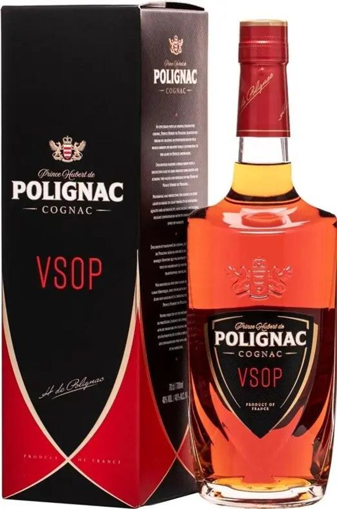 Коньяк Принц Юбер де Полиньяк VSOP  0,7 40% п/у Франция