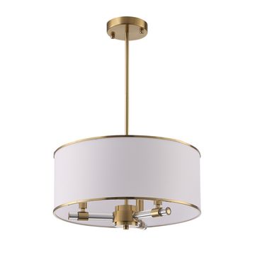 SL1407.302.03 Люстра подвесная ST-Luce Латунь/Прозрачный E14*3 40W BRASS