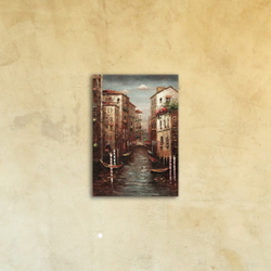 Картина на стекле "Канал Венеции" Декор для дома, подарок