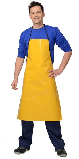 Фартук прорезиненный средний (желтый)