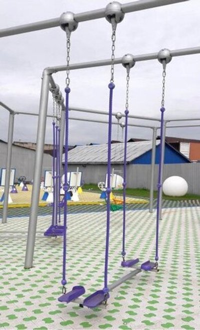 Качели парные для качания стоя высотой 300 см