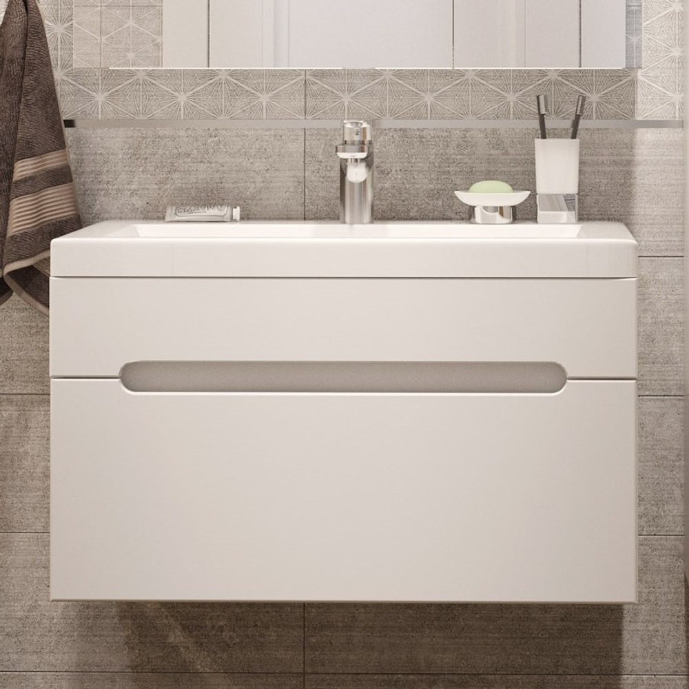 Тумба под раковину без столешницы DIWO Коломна 80, подвесная