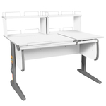 Растущая парта Дэми СУТ 25 с задними полками СУТ.15.240 (1200×880 мм)