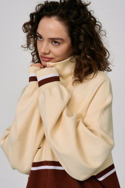 Джемпер на молнии "Cream Line"