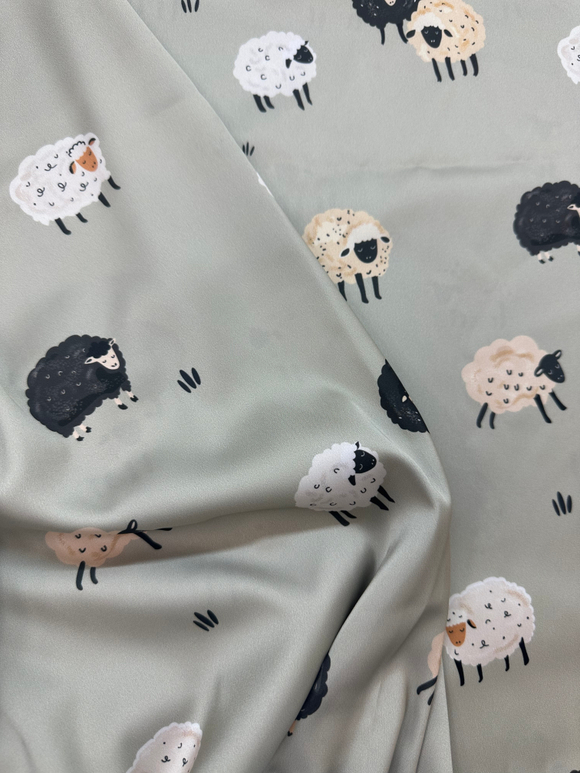 Пижамный костюм с овечками (с кантом\без)