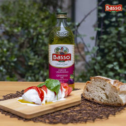 Масло виноградных косточек BASSO рафинированное 1 л Италия