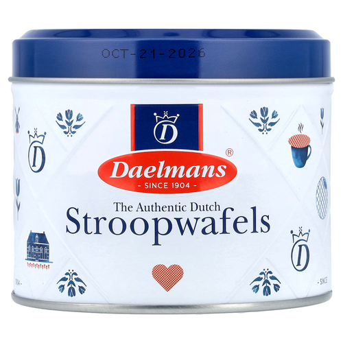 Daelmans, Стровафли, подарочный набор, карамель, 8 шт., 8,11 унций (230 г)