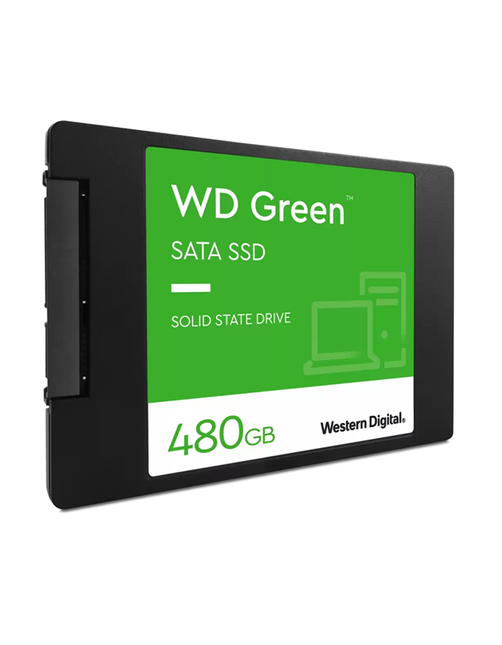 Western Digital SSD Green 480Gb SATA-III 2,5”/7мм 3D NAND WDS480G3G0A, 1 year
