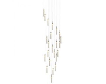 Каскадная люстра 22*G9 4528+14/S chrome хром DIVA Newport