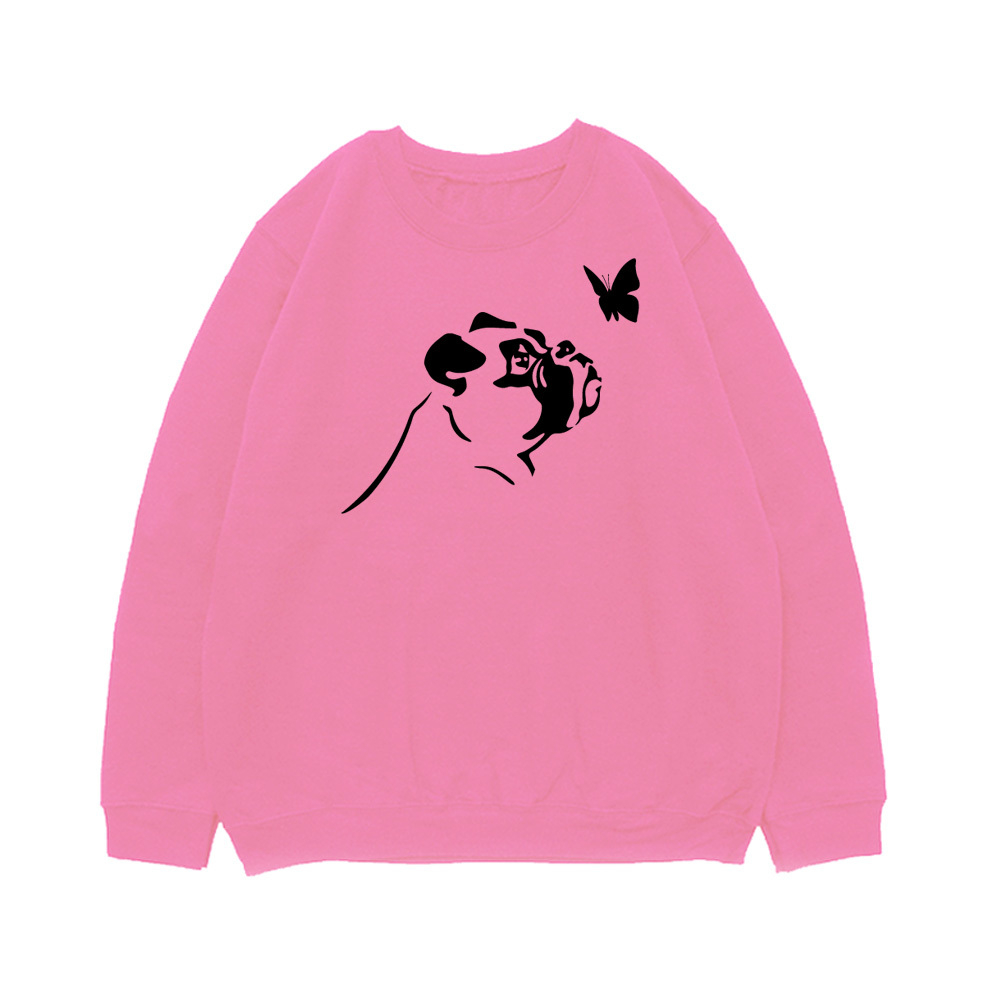 Свитшот "Боксер и бабочка"