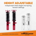 2004 - 2010 подходит для автомобиля BMW 5 Series E60 Sedan Adjustable Damper 525i 530i 535i 550i Coilover Kit lowering kit