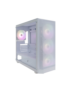 1STPLAYER FD5-M ARGB White / mATX / 4x120mm ARGB fans / FD5-M-WH-4F2-W(AP)