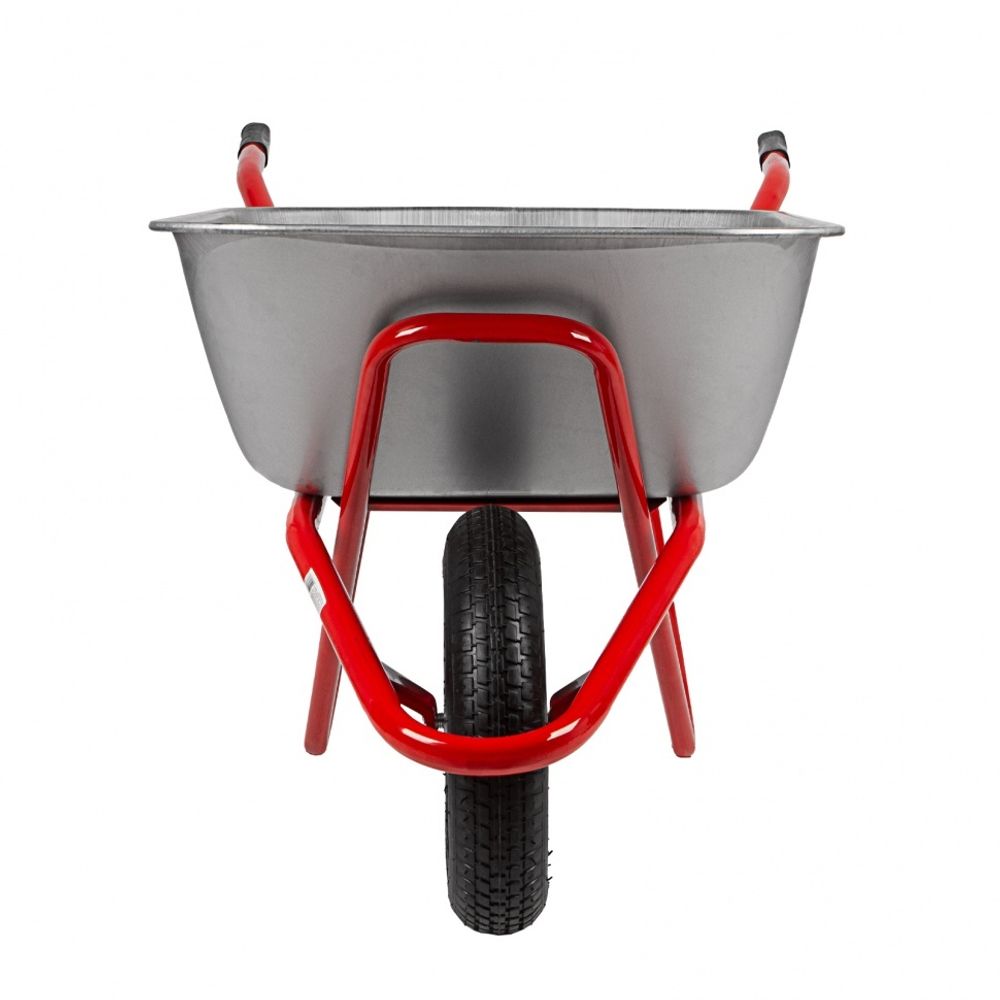 689219 Тачка садово-строительная, усиленная, грузоподъемность 220 кг, объем 110л  Россия