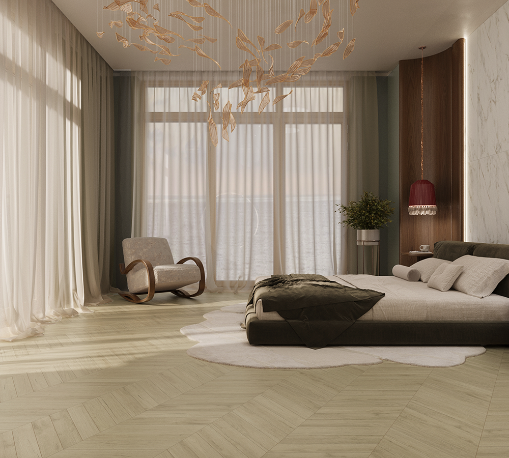 Керамогранит, Creanza, SUNWOOD MAPPLE, 450x80 мм, матовая