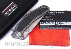 Нож CKF Morrf-5/Моррф-5 SALE CARD (M390, титан+карбон+керамика)фотография - 1