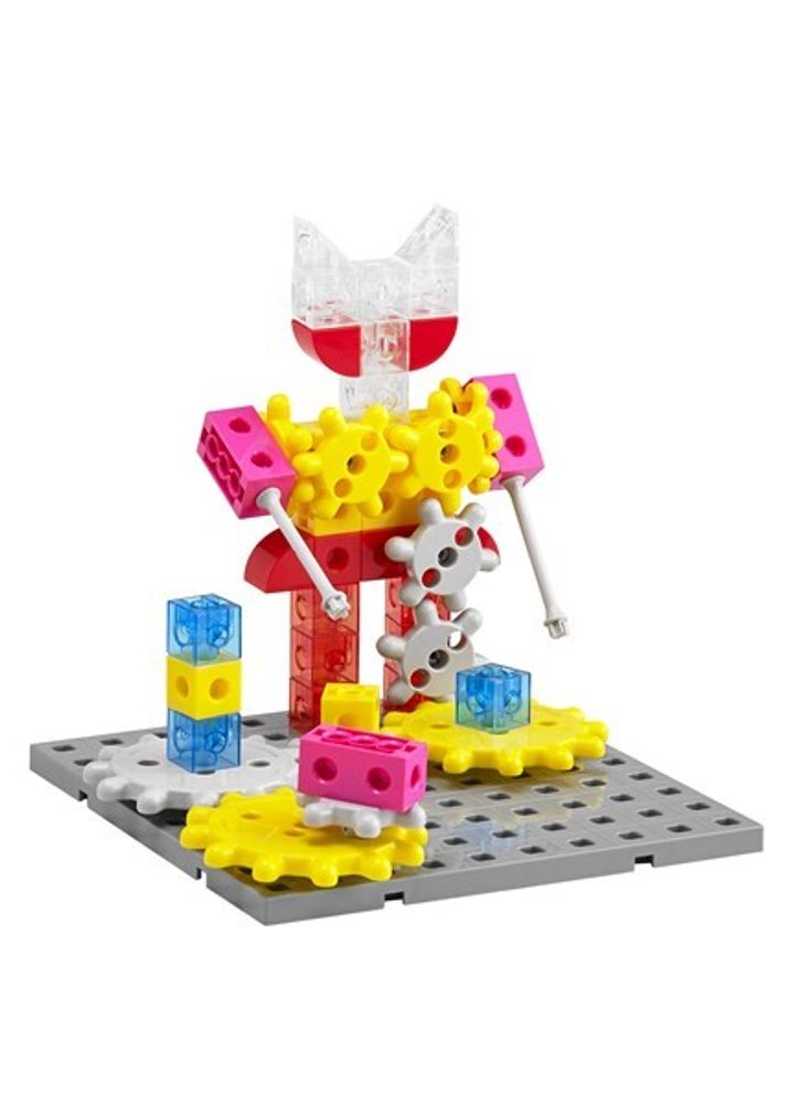 Занимательные шестеренки «Юниор». (113 деталей). Набор конструкторский.