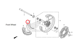 44712-KZZ-A21. TUBE, TIRE (IRC) (110/70-17)