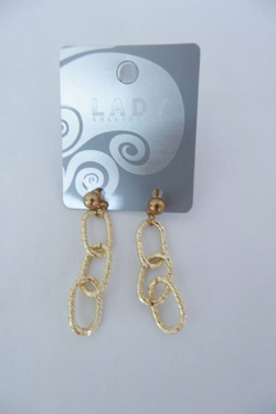 Серьги Lady Collection металлические, новые