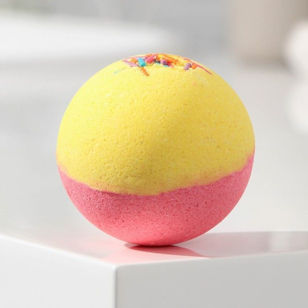 Бомбочка для ванны «Ванилла бейби» с ароматом сливочной ванили - 130 гр.