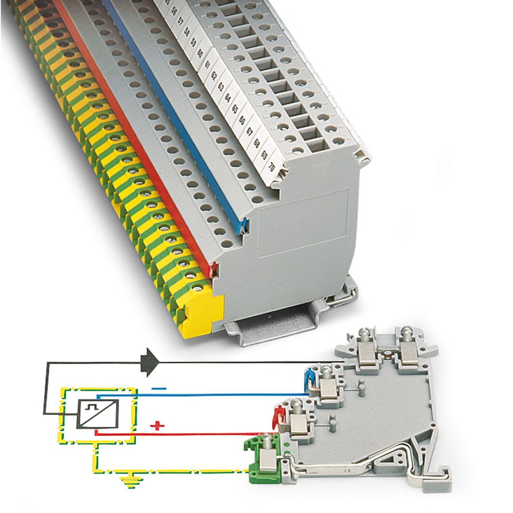 2718206 - VIOK 1,5-3D/PE - Клемма для подключения электродвигателя