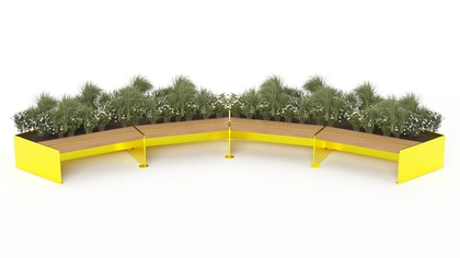 Скамья-вазон Модуль 4 SK00350