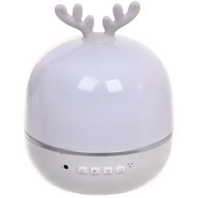 Диско-шар «Fantasy - Оленёнок» (в комплекте 6 картинок) 13*14 см, 5 реж, батарейки 4хАAА, USB, RGB (220V)