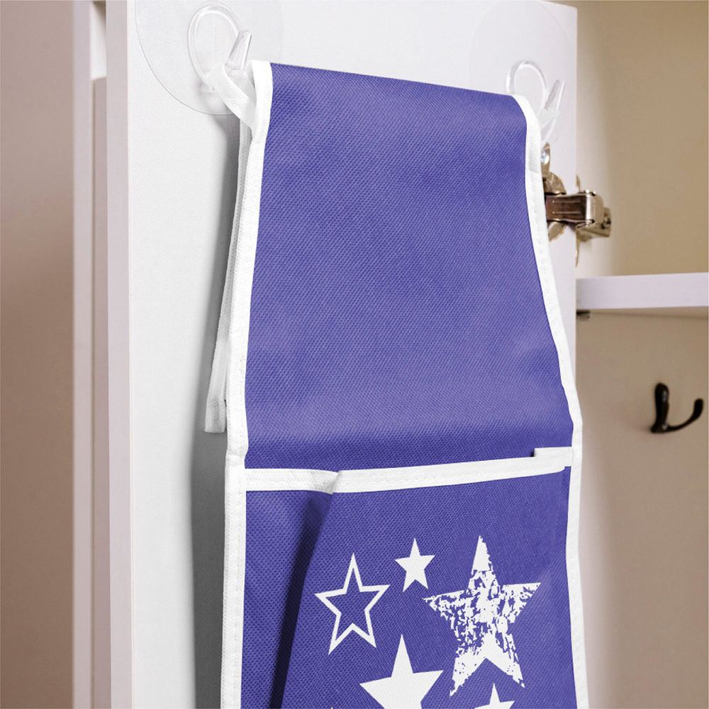 Кармашки в садик 85х20 Звезды (сиреневый)