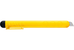 Нож STAYER Quick-9 из АБС пластика, сегментированные лезвия 9 мм 0901_z01