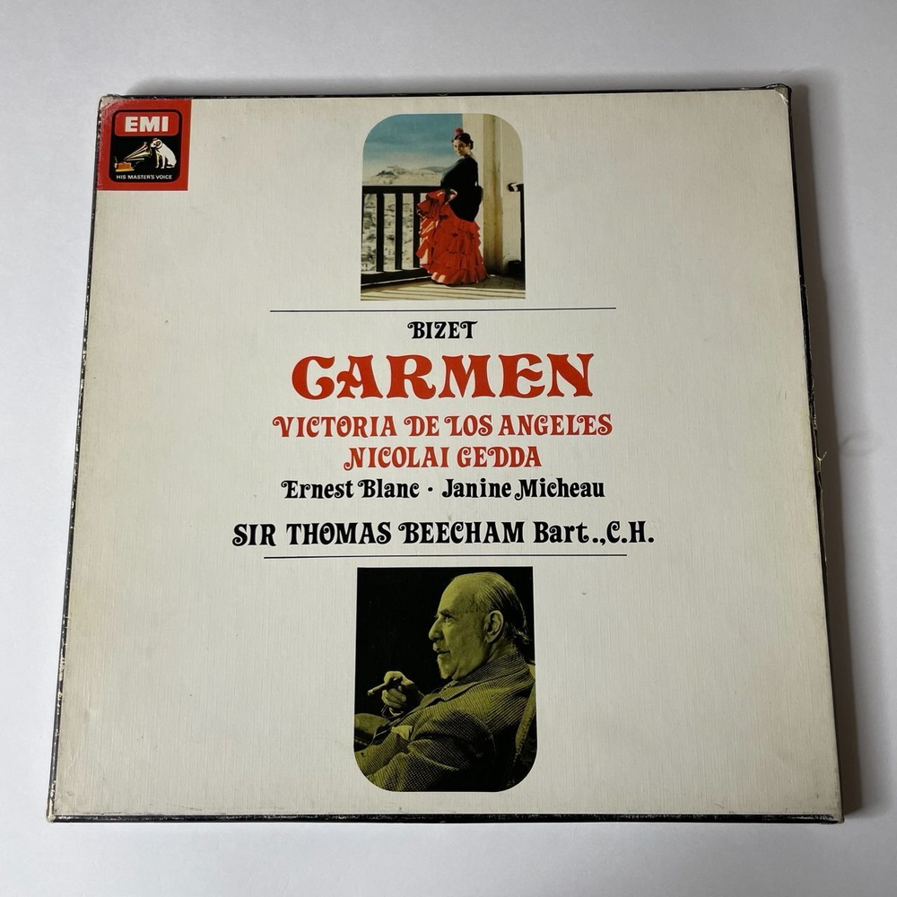 Винтажная виниловая пластинка LP Bizet Ж. Бизе Кармен Carmen (UK 1975)