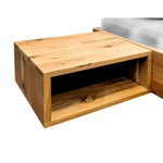 Парящая прикроватная тумба навесная Дольче Вита из массива дуба 1 шт