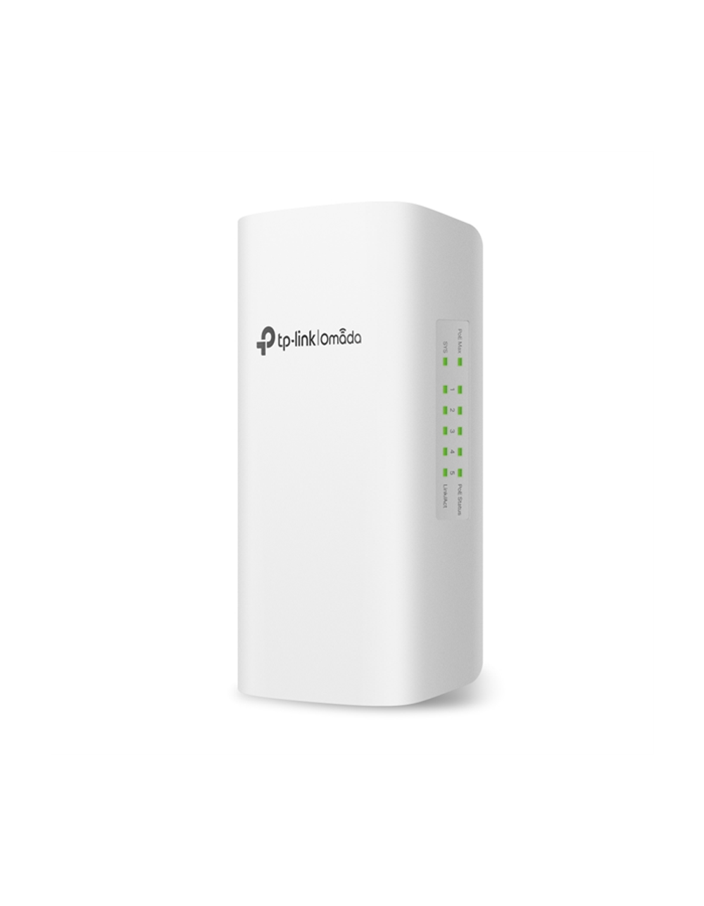 TP-Link SG2005P-PD, Коммутатор Smart линейки Omada с 5 гигабитными портами (1 порт с входящим PoE++, 4 порта с исходящим PoE+), всепогодный корпус
