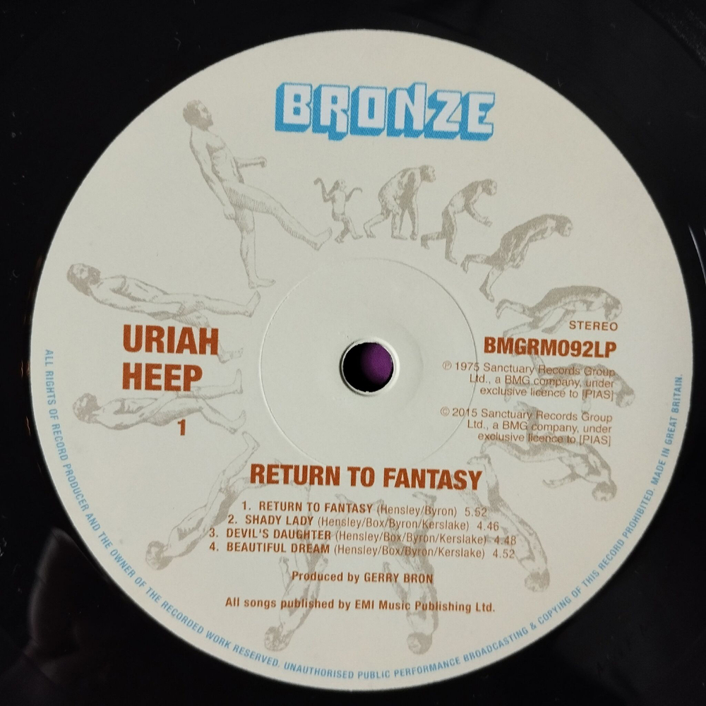 Винтажная виниловая пластинка LP Uriah Heep Return To Fantasy (EU 2015)
