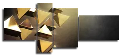 Модульная картина "Абстракция треугольников"