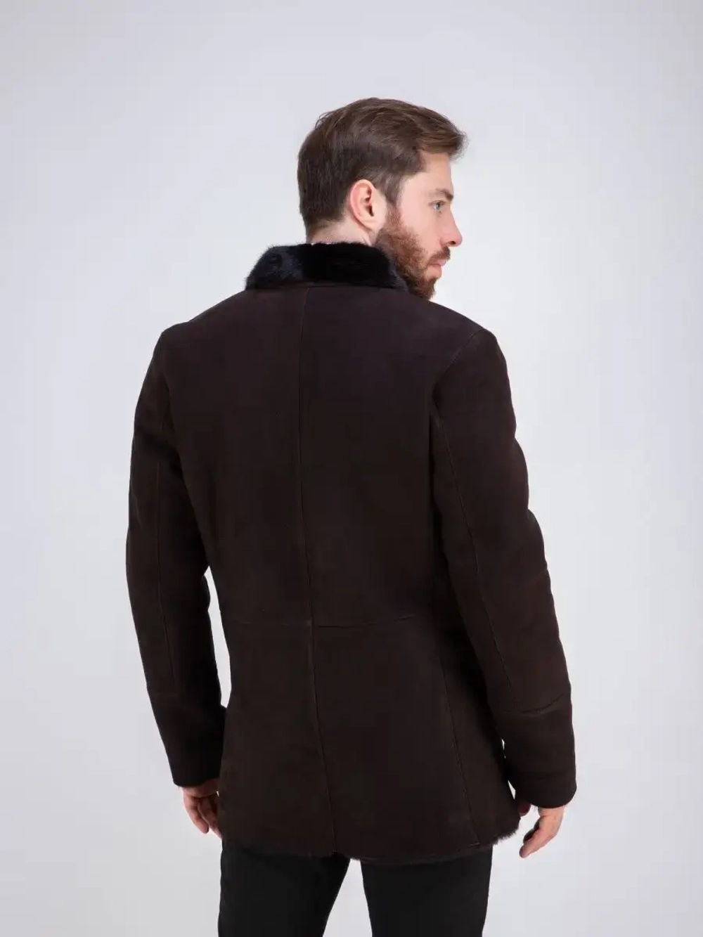 Дубленка мужская натуральная с мехом Турция