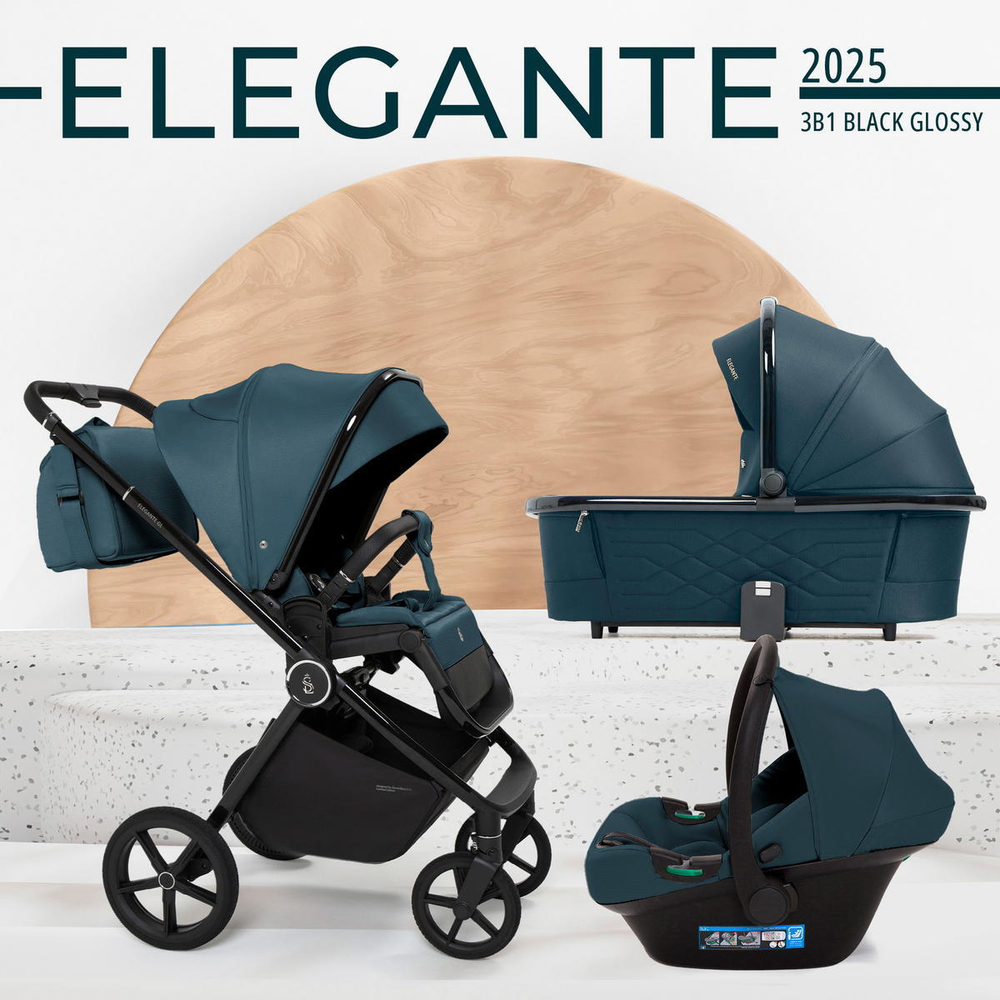 Детская коляска Sweet Baby Elegante 3 в 1 SBL GL Blue
