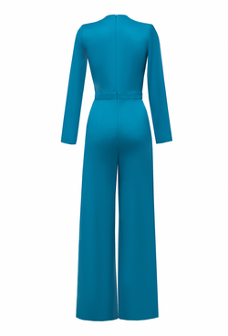 Комбинезон брючный из тонкого крепа 10-01-23 FW